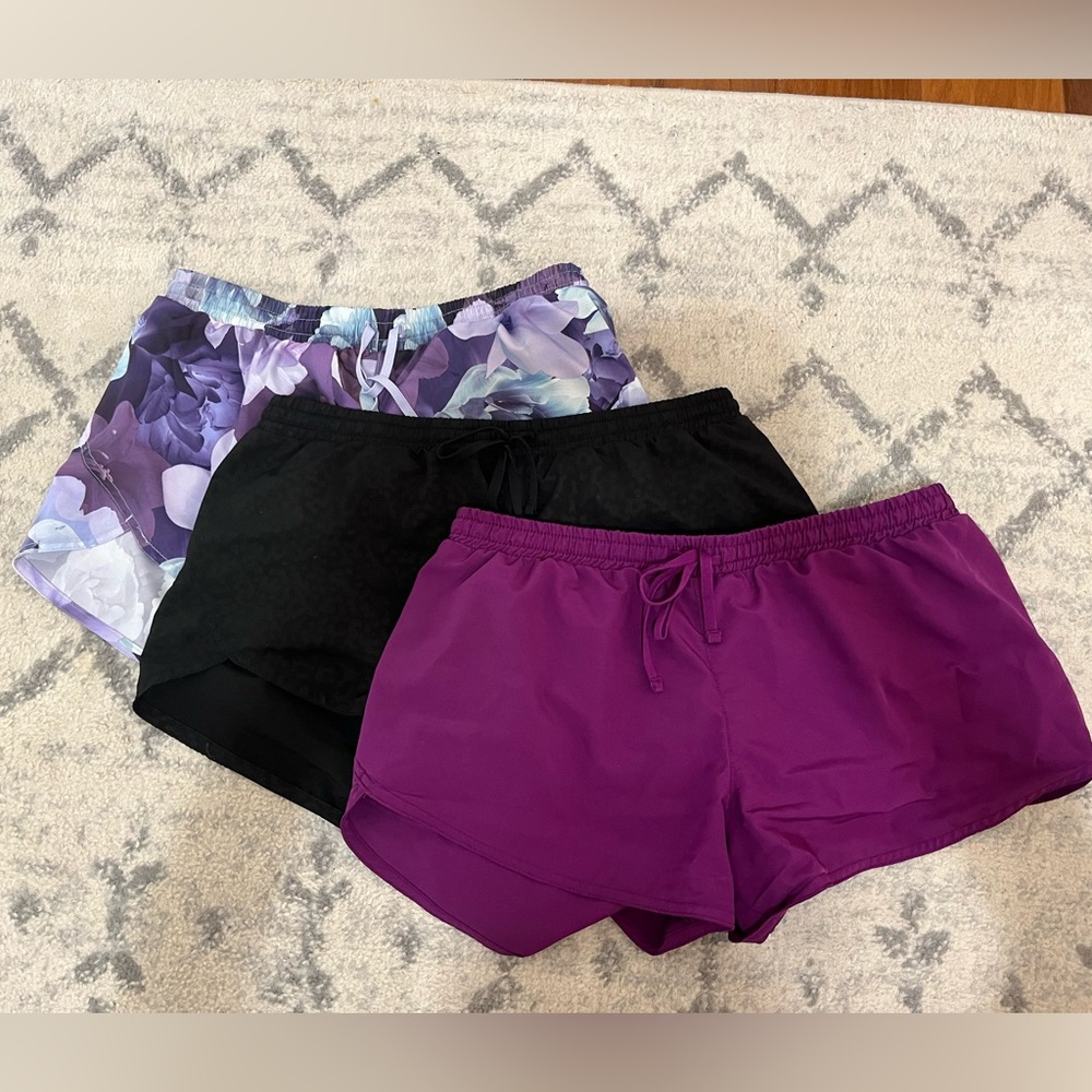 Old Navy Active Running Shorts- 3 Pairs- Size Small